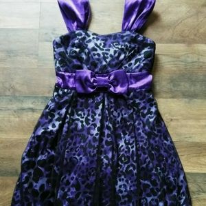 Speechless Purple Party Dress Girl's Size: 8